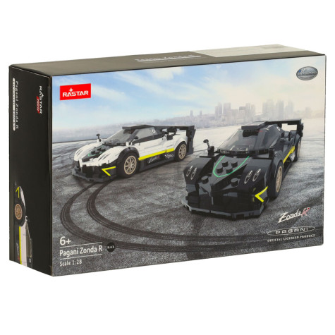 Rastar Stavebnice model vozu Pagani Zonda R černé 1:28 ~ 8