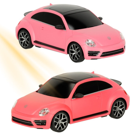 RC auto 1:24 Volkswagen Beetle-UV růžové na dálkové ovládání ~ 7
