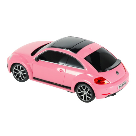RC auto 1:24 Volkswagen Brouk růžový na dálkové ovládání ~ 4