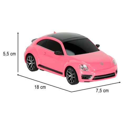RC auto 1:24 Volkswagen Brouk růžový na dálkové ovládání ~ 7