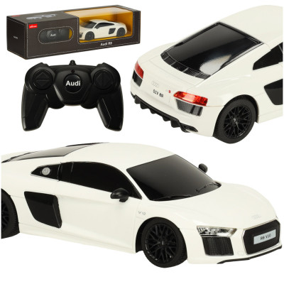 RC auto 1:24 AUDI R8 2015 bílé na dálkové ovládání