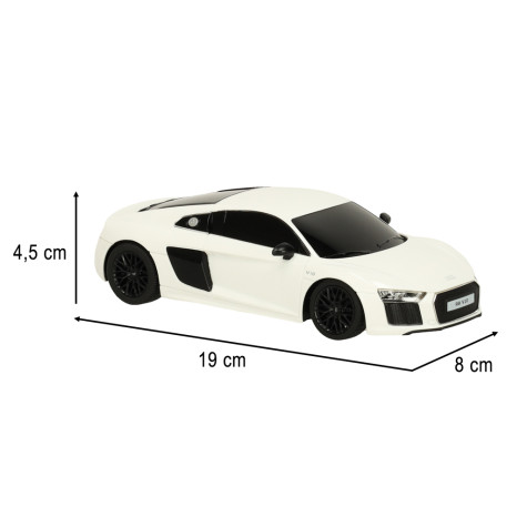 RC auto 1:24 AUDI R8 2015 bílé na dálkové ovládání ~ 7
