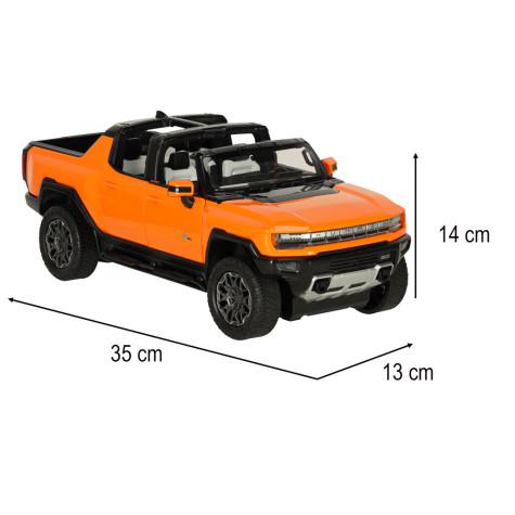 RC auto 1:16 Hummer EV oranžové na dálkové ovládání ~ 8