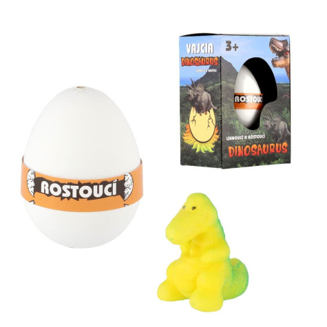 Teddies Líhnoucí a rostoucí Dinosaurus ve vejci 6 cm ~ 1