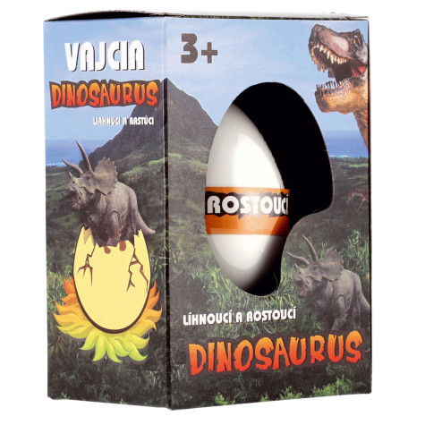 Teddies Líhnoucí a rostoucí Dinosaurus ve vejci 6 cm ~ 5
