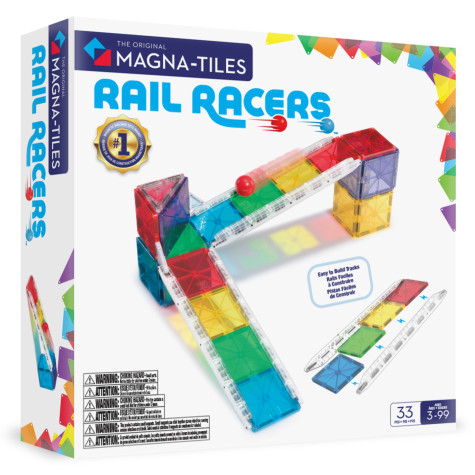 Magna-Tiles Rail Racers 33 dílů ~ 1