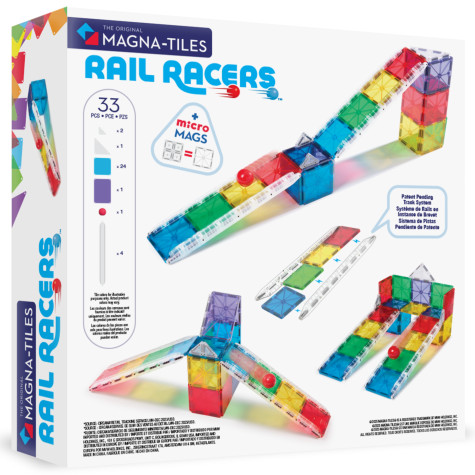 Magna-Tiles Rail Racers 33 dílů ~ 8