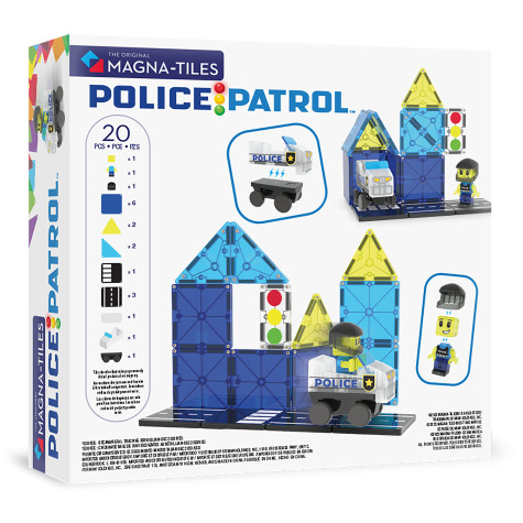 Magna-Tiles Police Patrol 20 dílů ~ 8