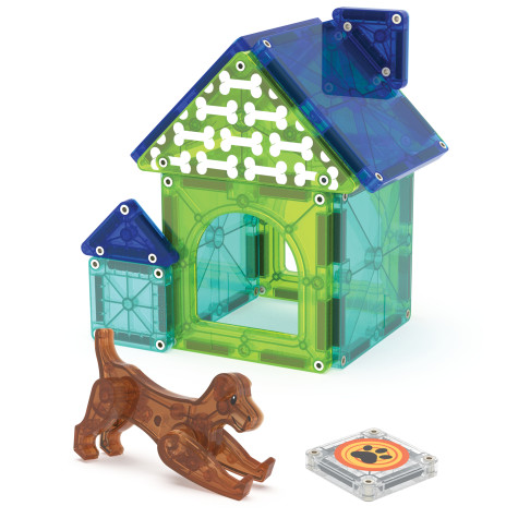Magna-Tiles Dog House 13 dílů ~ 4