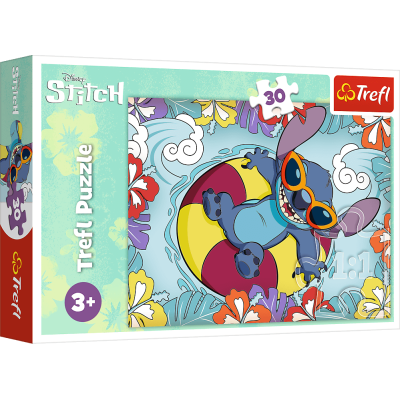 TREFL Puzzle Lilo&Stitch: Na prázdninách 30 dílků
