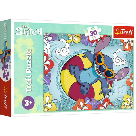 TREFL Puzzle Lilo&Stitch: Na prázdninách 30 dílků ~ 1