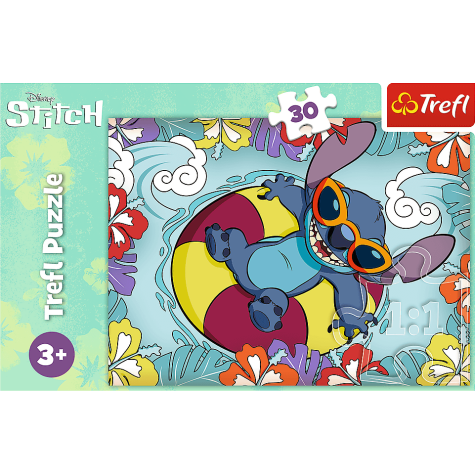 TREFL Puzzle Lilo&Stitch: Na prázdninách 30 dílků ~ 3