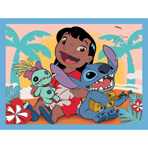 TREFL Sada 3v1 Lilo&Stitch: Šťastný den (2x puzzle + pexeso) ~ 2