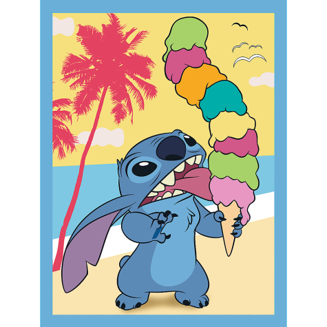 TREFL Sada 3v1 Lilo&Stitch: Šťastný den (2x puzzle + pexeso) ~ 3