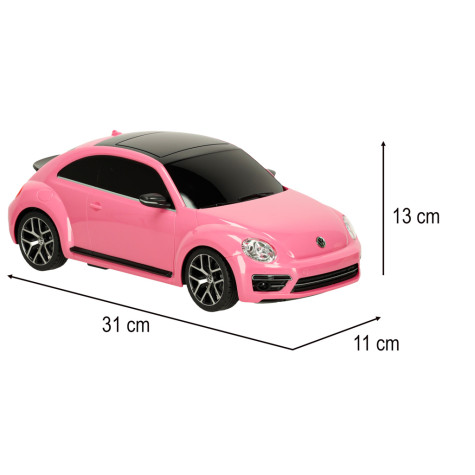 RC auto 1:14 Volkswagen Brouk růžový na dálkové ovládání ~ 8
