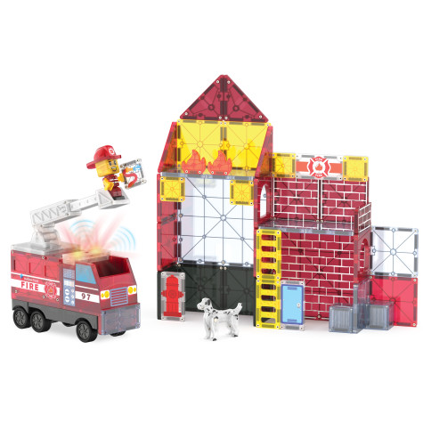 Magna-Tiles Fire Station 50 dílů ~ 4