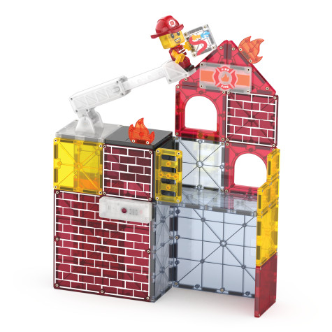 Magna-Tiles Fire Station 50 dílů ~ 5