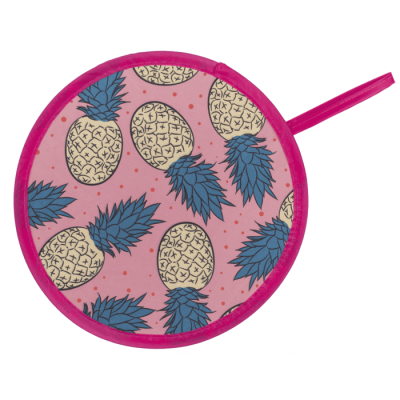 Skládací vějíř do kapsy Tropical 20 cm - ananas