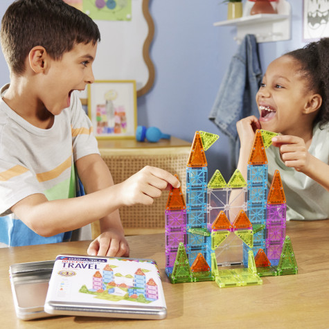 Magna-Tiles Travel Set Deluxe 55 dílů ~ 3
