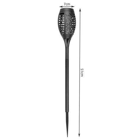 Solární zahradní lampa pochodeň 4 ks Gardlov 23560 ~ 3