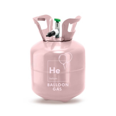 Helium k nafukování balónků na 20 ks - růžové