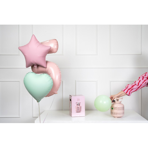 Helium k nafukování balónků na 20 ks - růžové ~ 2
