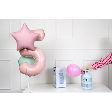 Helium k nafukování balónků na 30 ks - modré ~ 2