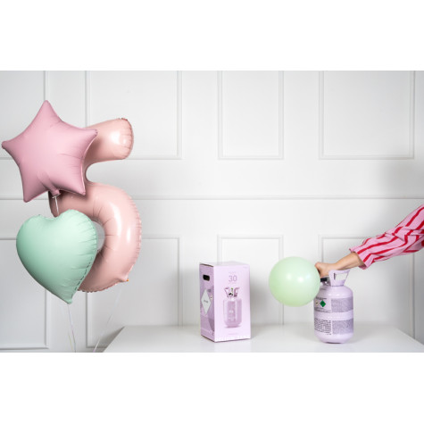 Helium k nafukování balónků na 30 ks - fialové ~ 2