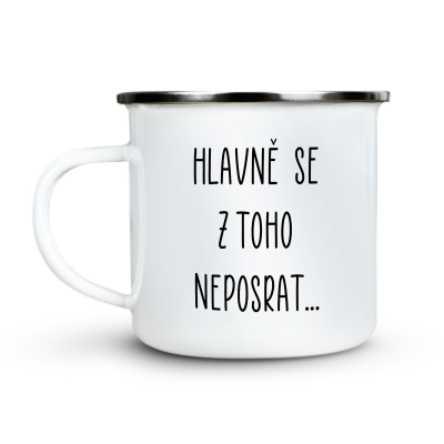 Ahome Plecháček 330 ml - Hlavně se z toho neposrat - text