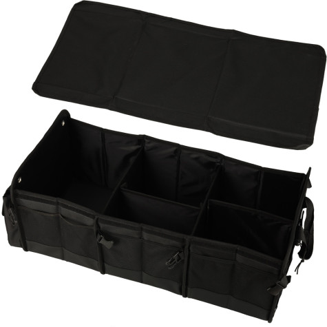 Organizér do kufru auta skládací uzavíratelný 75x37x32cm + termo taška ~ 5