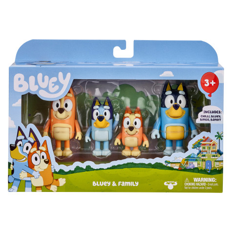 Figurky Bluey Rodina 4 ks ~ 1