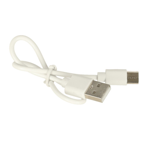 Ruční mini USB větráček přenosný bílý ~ 6