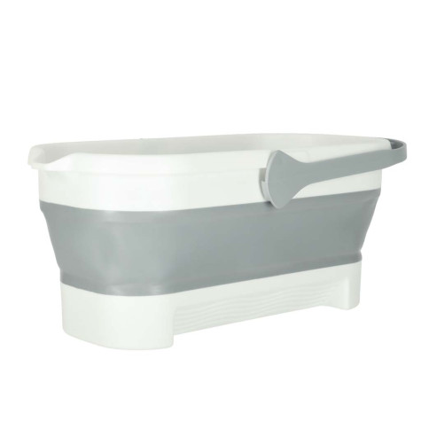 Skládací obdélníkový kbelík na mop s rukojetí 15 l ~ 5