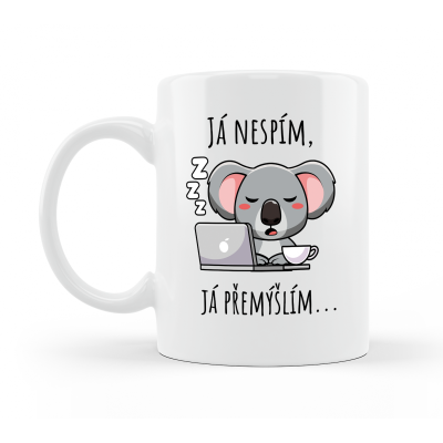 Ahome Hrneček 300 ml - Já nespím, já přemýšlím. Koala