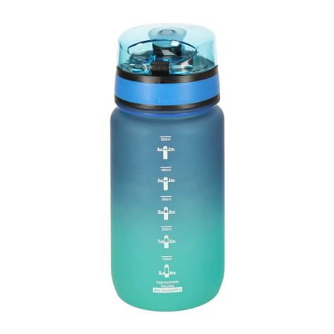 KIK Sportovní láhev na pití 600 ml modro-zelená ~ 2