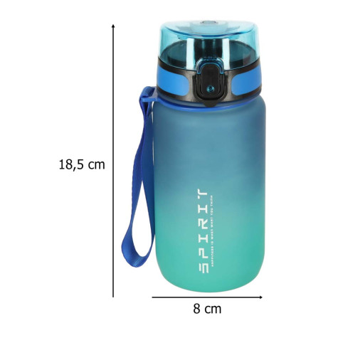 KIK Sportovní láhev na pití 600 ml modro-zelená ~ 7