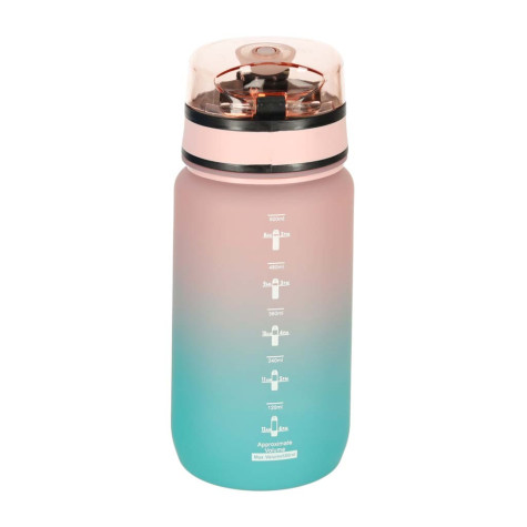 KIK Sportovní láhev na pití 600 ml růžovo-modrá ~ 2