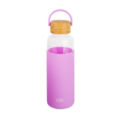 Albi Skleněná láhev 500 ml fialová