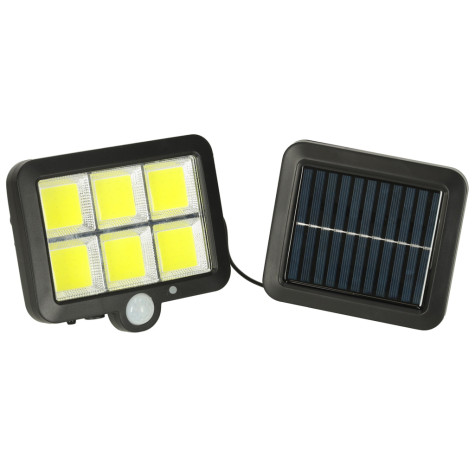 KIK Solární lampa se senzorem pohybu a soumraku 120 LED ~ 7