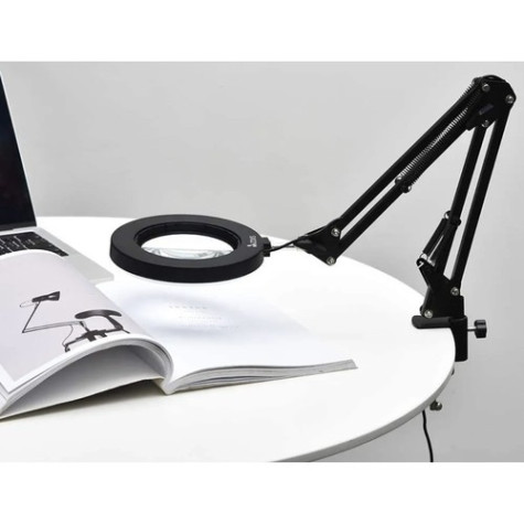 Multifunčkní lampa s lupou - černá Izoxis 23893 ~ 2