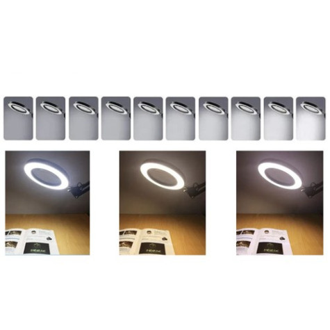 Multifunčkní lampa s lupou - černá Izoxis 23893 ~ 5