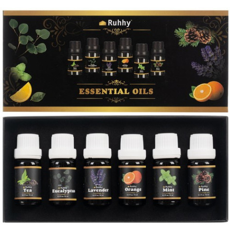 Esenciální olej 10 ml sada 6 ks mix vůní Ruhhy 21939 ~ 1