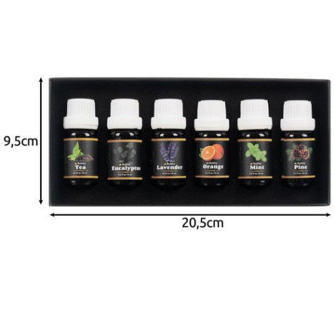 Esenciální olej 15 ml - sada 6 ks 10 ml Ruhhy 21939 ~ 8