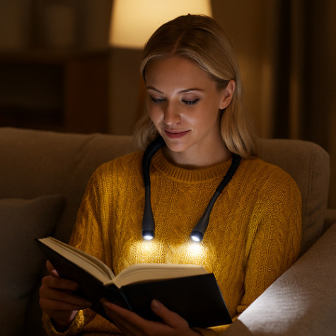 LED světlo čtecí lampa na krk Izoxis 25675 ~ 2