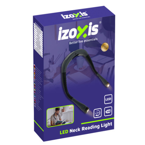 LED světlo čtecí lampa na krk Izoxis 25675 ~ 3