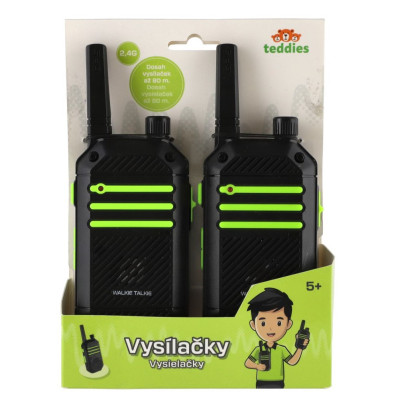 Teddies Vysílačky 2 ks walkie-talkie 2,4 GHz