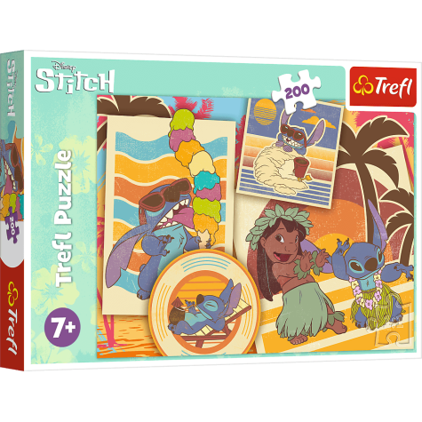 TREFL Puzzle Lilo&Stitch: Hudební svět 200 dílků ~ 1