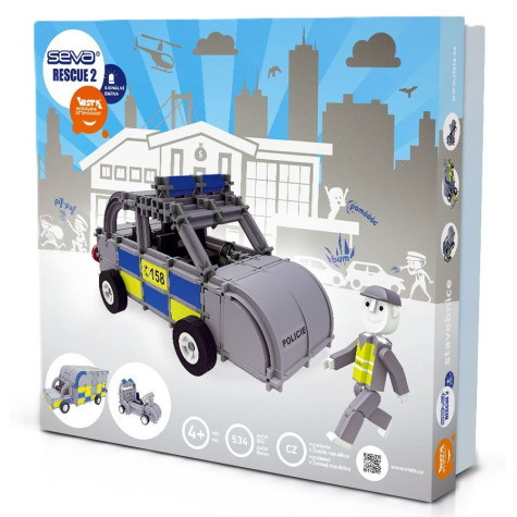 SEVA Stavebnice RESCUE 2 Policie plast 534ks ~ 1