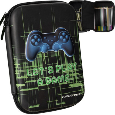 Skládací školní penál Gamepad Kruzzel 24533