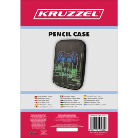 Skládací školní penál Gamepad Kruzzel 24533 ~ 9